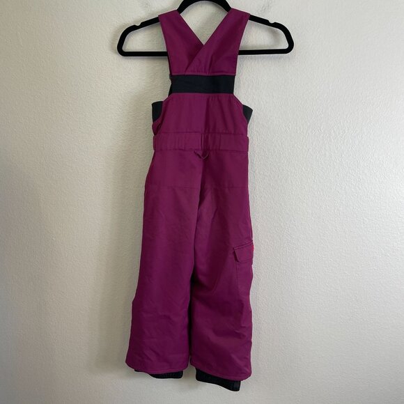 Roxy Kids Ski Snowboard Snow Bib Overalls T 4-5 Purple Dry Flight Technology - Picture 6 of 9